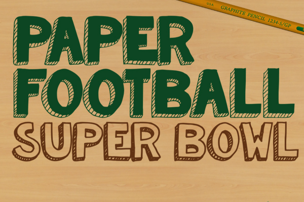 Paper Football Superbowl